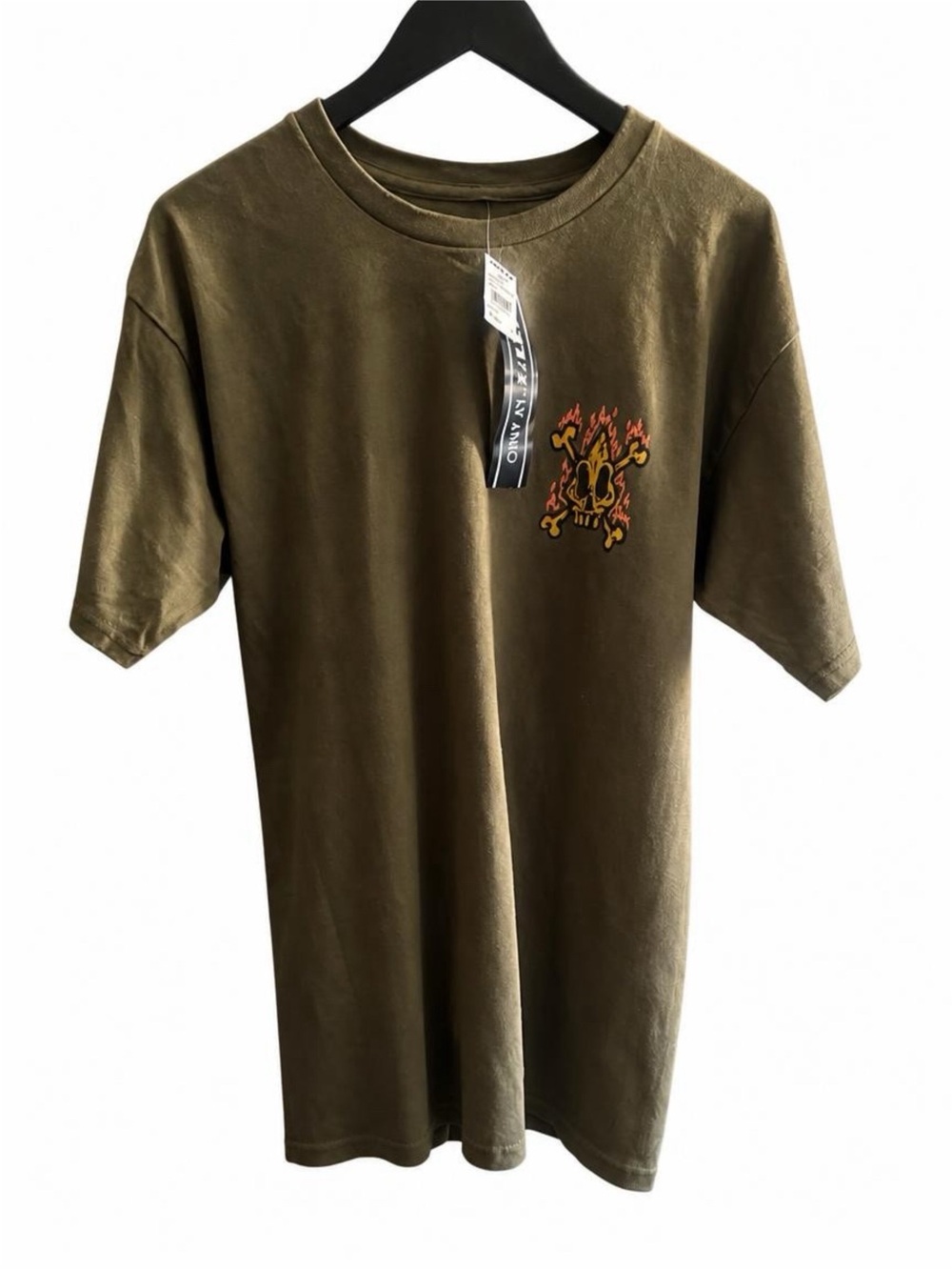 Volcolm Olive Green Graphic Tee brand new with tags